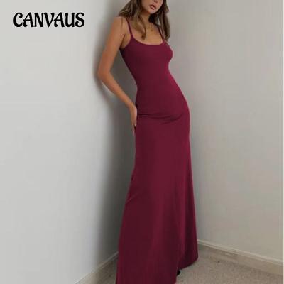 Summer Women's Halter Dress Bottoming Dress Waisted Long Thin Backless Dresses