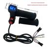 Blue Screen Large Handlebar Grip Switch with Three-Speed Voltage Display for Electric Scooter