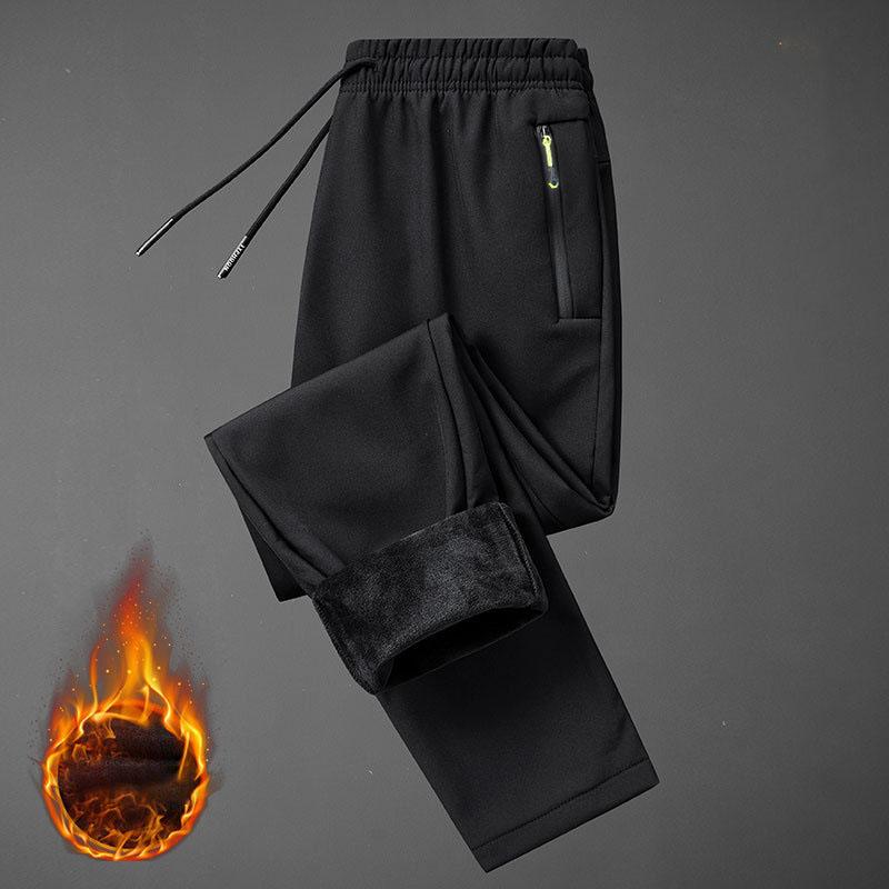 

Women s Velvet-Lined Stretchy Windproof Pants Active Comfort with Zip Pocket Detail XS чёрный