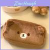 Rilakkuma Pencil Case Plush Material Cute Minimalist Storage For Students