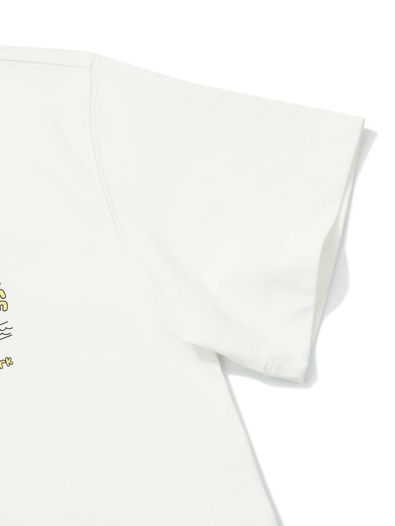 NORDISK Flower Graphic Short Sleeve T-Shirt - W_Off White