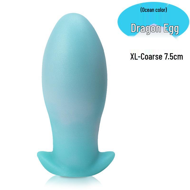Liquid Silicone Dragon Egg Vaginal & Anal Plug - Portable and Popular