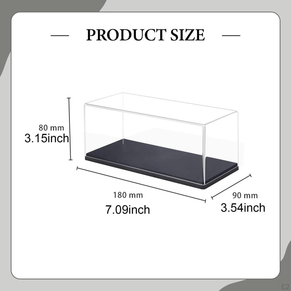 Modellauto Vitrine Transparent 1:32 Schutz Mehrzweck Aufbewahrungsbox Vitrine für