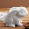 3D Cute Rabbit Candle Holder Silicone Mold DIY Easter Bunny Candlestick Craft Making Plaster Resin Clay Molds Home Holiday Decor