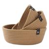 Nordic Cotton Rope Woven Storage Basket - Desktop Organizer for Sundries & Cosmetics