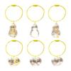 1/6Pcs Cat Style Memorial Keychain Pendant Transparent Cat Hair Storage Bottle Key Chain Pet Memorial Accessories