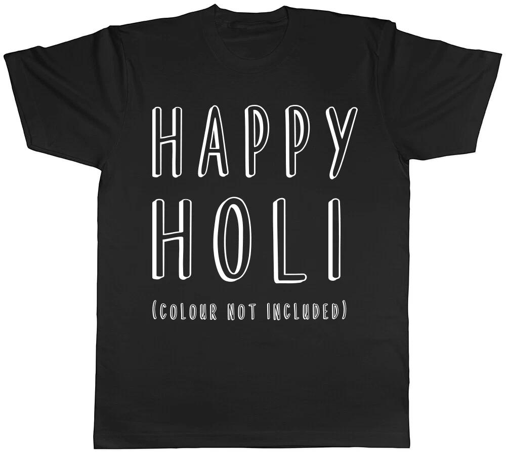Happy Holi Festival of Colours Mens T-Shirt Tee XXL