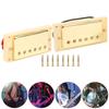 2Pcs set Electric Guitar Pickup Magnet Ceramic for LP Professional Guitarist with 8 ScrewsYellow