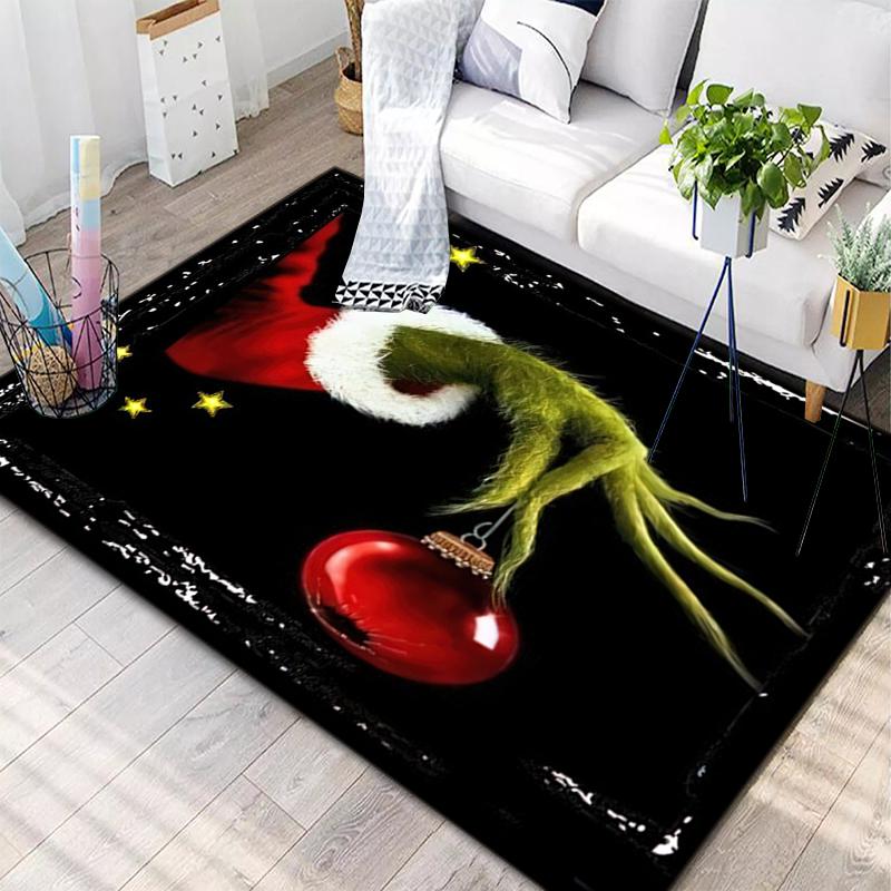 1PC The Grinch Rug - Home Decoration Carpet For Living Room Bedroom Flooring Computer Chair Area Rug