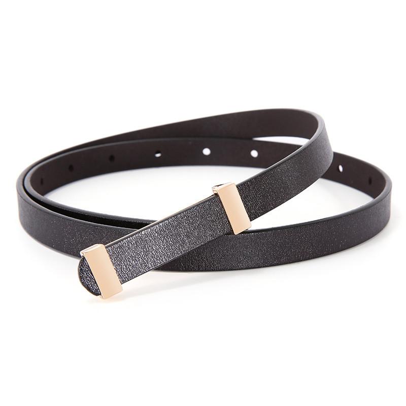 Genuine Leather Womens Belt For Jeans Dress And Pants With Square Buckle For Outdoor Casual Wear