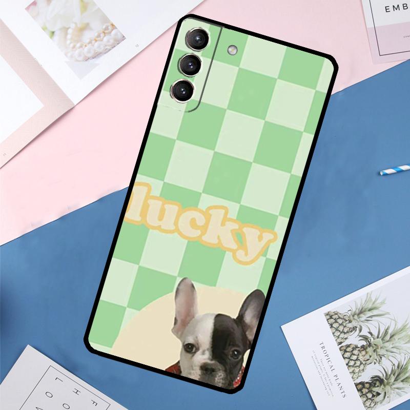 French Bulldog Case For Samsung Galaxy S24 Ultra S20 S21 S22 S23 S25 Ultra S9 S10 Plus S25 FE Back Cover