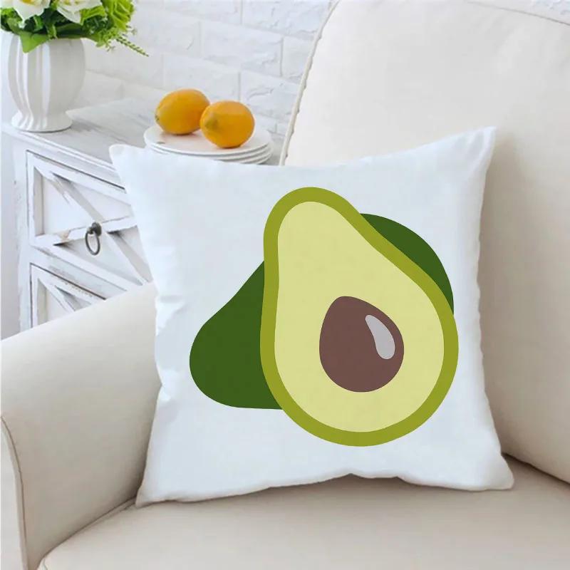 Lustiger Avocado-Druck Kissenbezug Dekokissen Sofawurf Kissenbezug Stuhl Autokissenbezug Heimdeko Einweihungsgeschenke