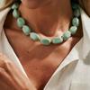 IngeSight.Z 5 Styles Boho Irregular Acrylic Clavicle Chain Necklace Women Fashion Handmade Bead Choker Necklaces Party Jewelry