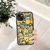 Cartoon Anime Yellow M-Minions Matte Translucent Phone Case For Iphone 16 ProMax 15 14 13 12 11 X XS PRO Plus