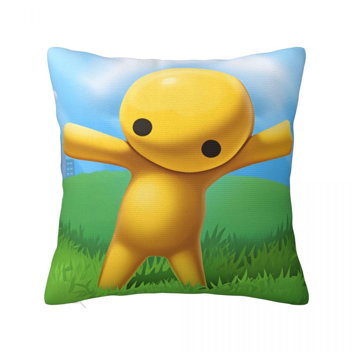 Wobbly Life Holiday Games Pillow Cover Cushion Cover Soft Pattern Pillow Case Morden Pillowcases For Sofa Bedroom Home Decor 30cmx30cm