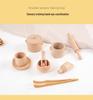 Beech Wood Tea Party Play Set for Kids - Pretend Play & Sensory Bin Kitchenware