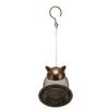 Outside Bird Feeder Metal Mesh Decorative Cute Vintage Hanging Bird Seed Feeder for Home Garden Offi