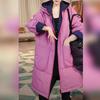 Women Fashion Loose Warm Cotton Coat Winter Double Sided Hooded Jacket Elegant Casual Outwear