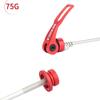1 Pair Aluminum Alloy Mountain  Bike  Quick  Release  Lever Front 100mm Rear 135mm Hub Axle Disc