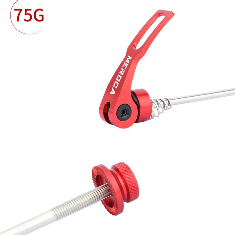 1 Pair Aluminum Alloy Mountain Bike Quick Release Lever Front 100mm Rear 135mm Hub Axle Disc