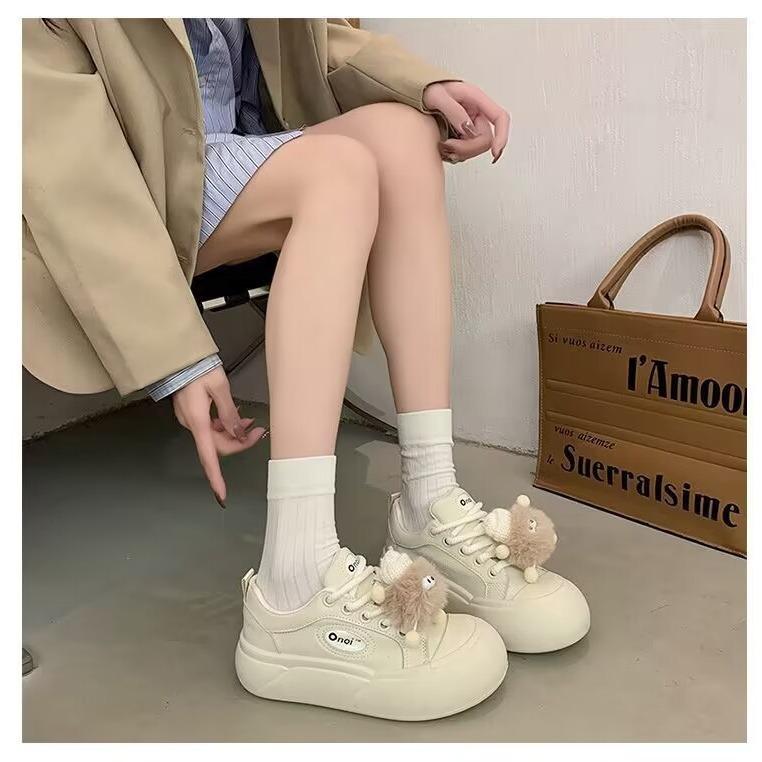 Retro Board Shoes Women's Spring and Autumn New Niche Ins Trendy Shoes Versatile Student Sports Little White Shoes