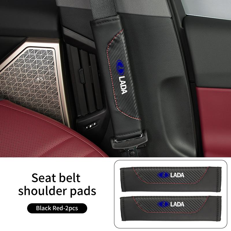 Car Safety Belt Shoulder Protection Cover Seat Belt Padding Pads For Lada Priora Sedan Sport Kalina Granta Vesta Niva Largus Vaz PP28