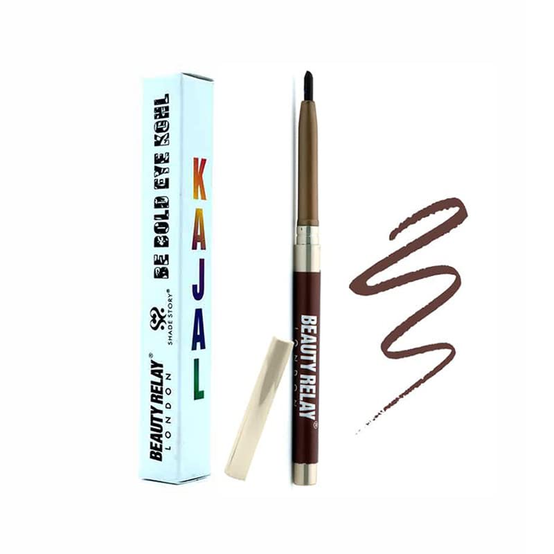 

BEAUTYRELAY LONDON Shade Story Be Bold Карандаш-кайал для глаз 24 часа стойкости, не размазывается, не выцветает, (12 оттенков) Обогащено миндальным маслом, сандаловым маслом
