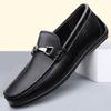 Fashion New Casual Male Work Shoes Men's High Quality Genuine Leather Loafers Handmade Men Walking Shoes Moccasins Walking Men Flats