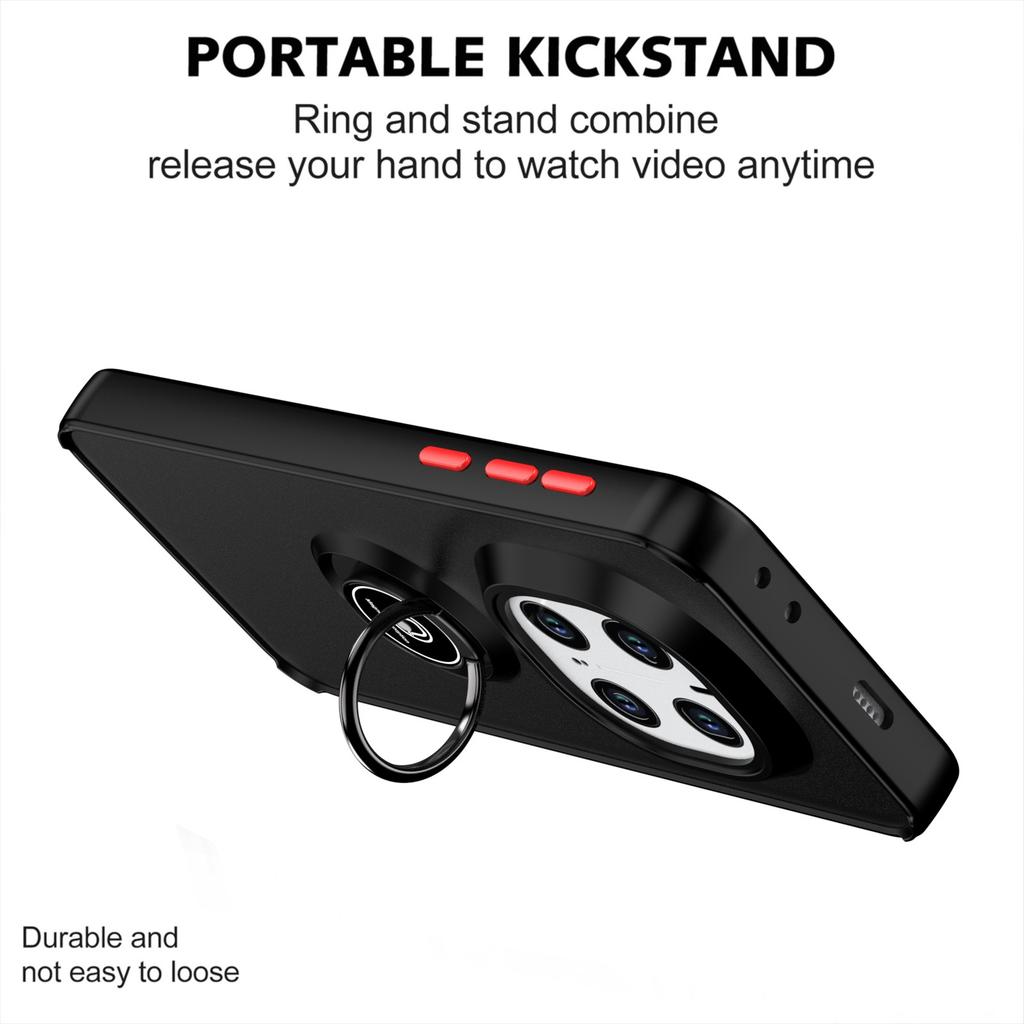 Matowe Magnetyczne Etui Armor Dla Huawei Honor Magic 7 Pro Uchwyt Pierścieniowy Etui na Telefon Magic7Pro Pokrowiec