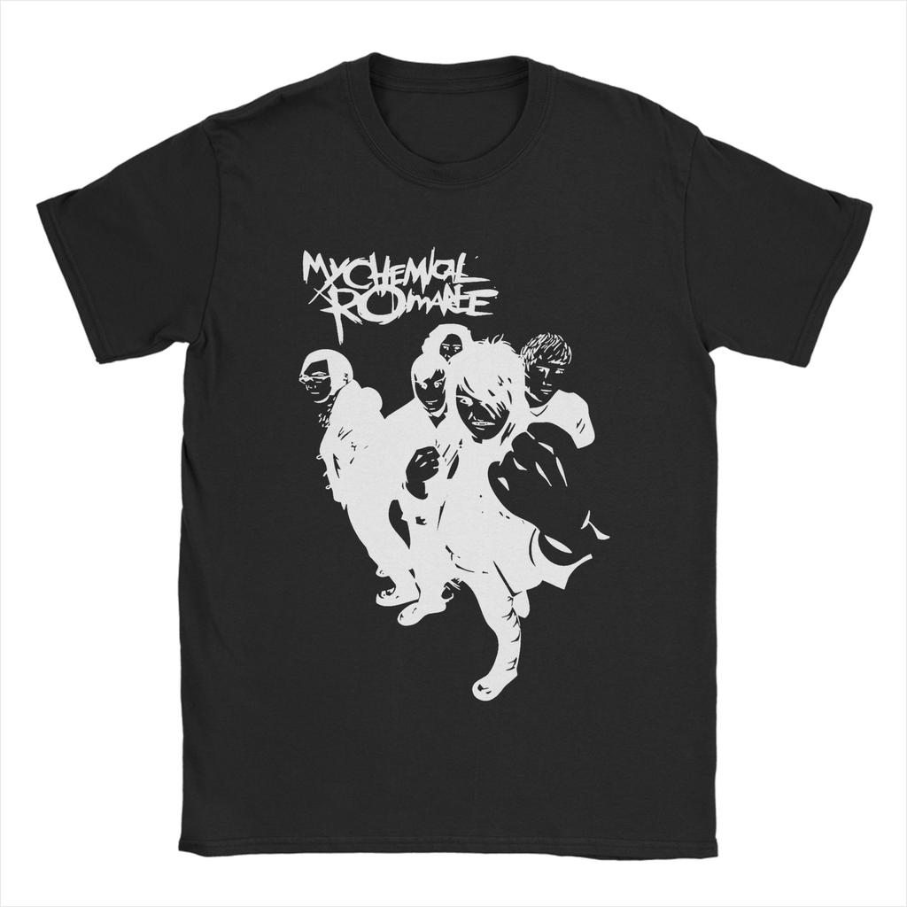 My Chemical Rounisexce Unisex Unisex T Shirts Vintage Punk Emo Rock Band Vintage Tees Short Sleeve TShirt 100 Cotton Summer Clothes