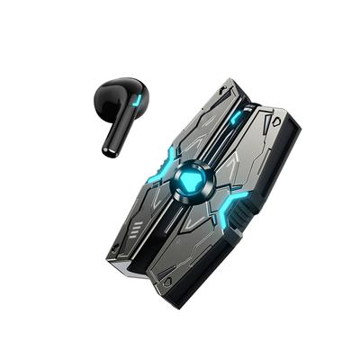 Stylish Mecha Bluetooth Earbuds - True Wireless Intelligent Noise Cancelling In-Ear for Sports Gaming and eSports