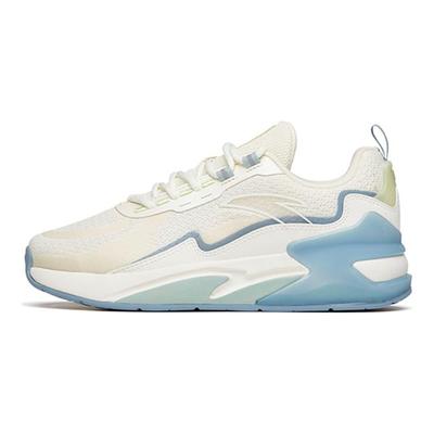 Chasing Clouds Cushioning Low Top Sports Casual Shoes Women's White Blue Green 922218873-3