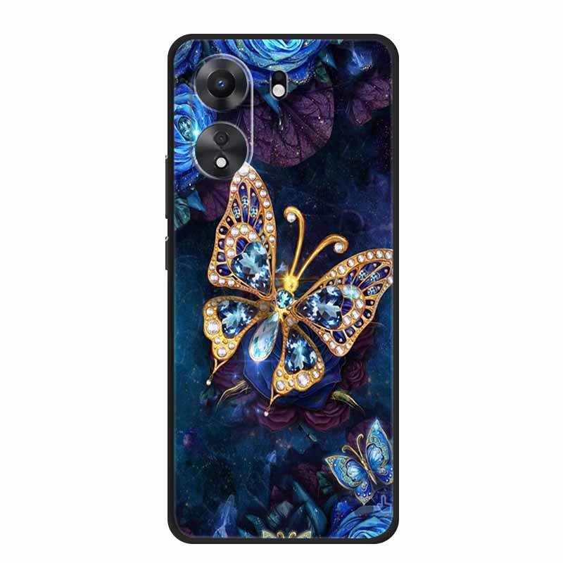 For Xiaomi Poco C65 Case Animals Soft Silicone TPU Phone Cases Back Cover For Xiaomi PocoC65 6.74" Wolf Protector Cute Girl Para