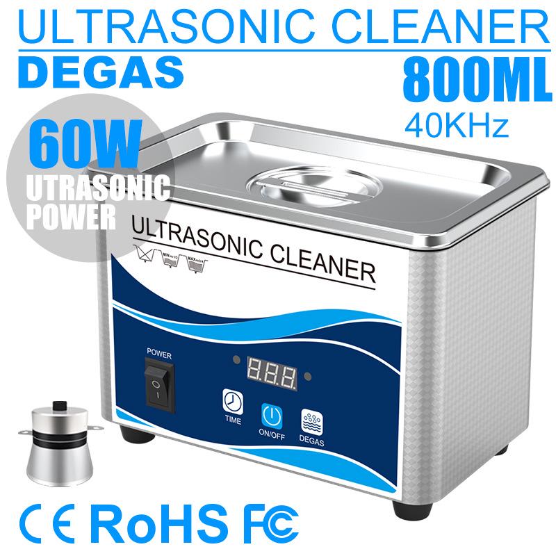 Compact Ultrasonic Cleaner for Jewelry, Glasses, Dentures, Watches & Circuit Boards