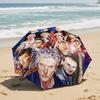 1 PC Automatic Folding Umbrella-Doctor Who Pattern, Portable & Foldable Design with 8 Ribs, Christmas Birthday Gifts