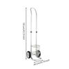 Gas Cylinder Cart Adjustable-Height Trolley Portable