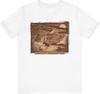 Badlands Retro Poster Graphic Design Tee, Badlands Shirt, Vintage Tees, Art Design T-Shirt, Graphic Tee, Retro Art Shirts White