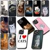 Kitten Cat Meow Blue Green Eyes Phone Cover for Xiaomi Poco C85 C65 C75 X7 X6 M6 M8 F7 F8 Ultra F6 Pro 4G 5G Protective Case