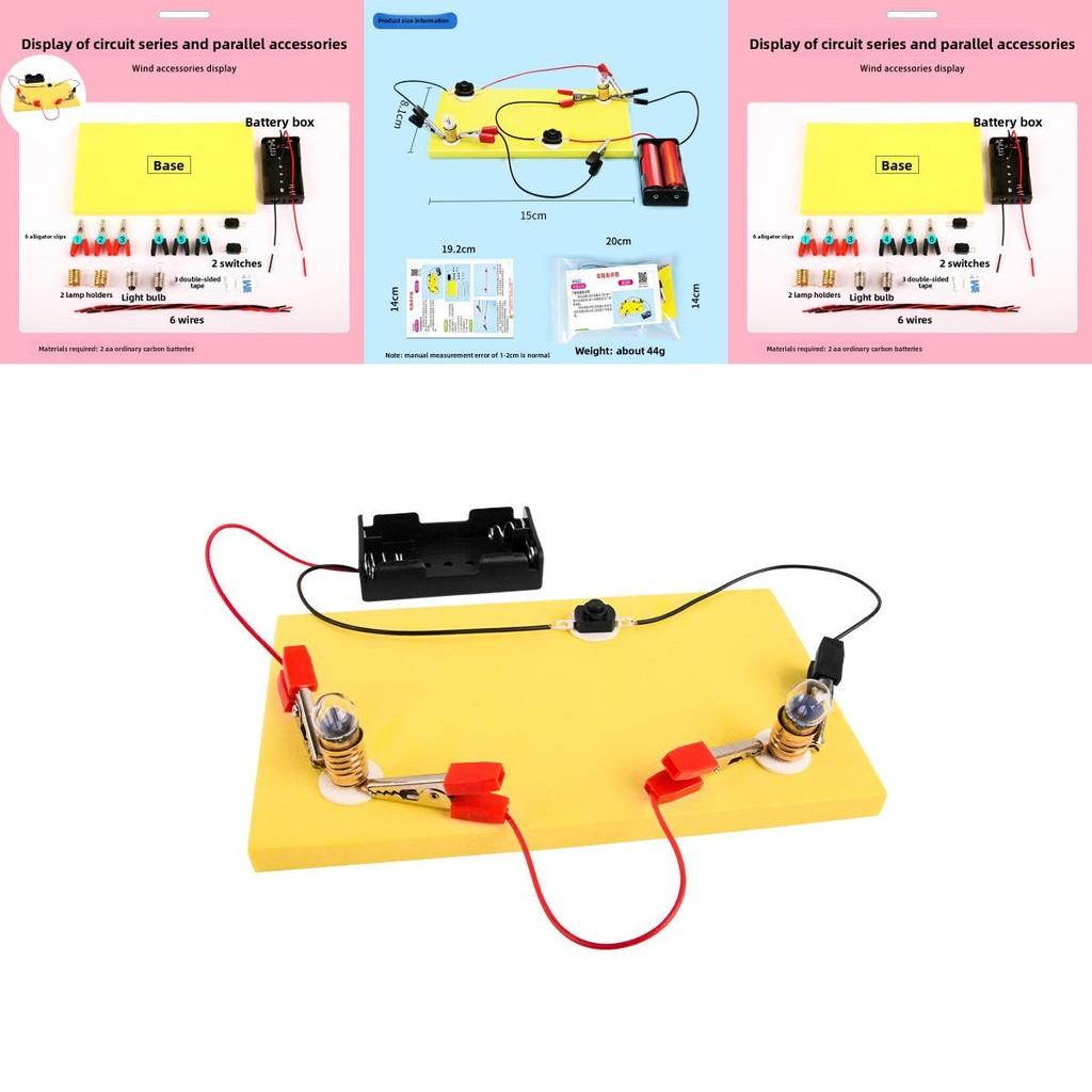 Physik Wissenschaft Experimentierkasten Mit Elektrischen Schaltungskomponenten Für Kinder DIY Lernen