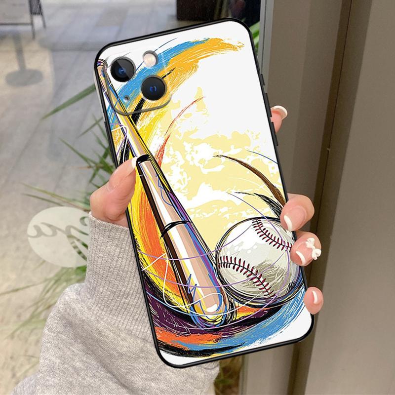 

Love Baseball Sport Case For iPhone 17 Pro Max 16 15 13 12 11 14 Pro Max Plus 13 12 Mini 16e 17 Air Back Cover iPhone 14 Plus