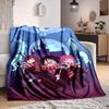 1pc Harry Potter Flannel Throw Blanket - HD Printed Lightweight Soft Warm All-Season Blanket for Sofa, Bed, Travel, Camping 032
