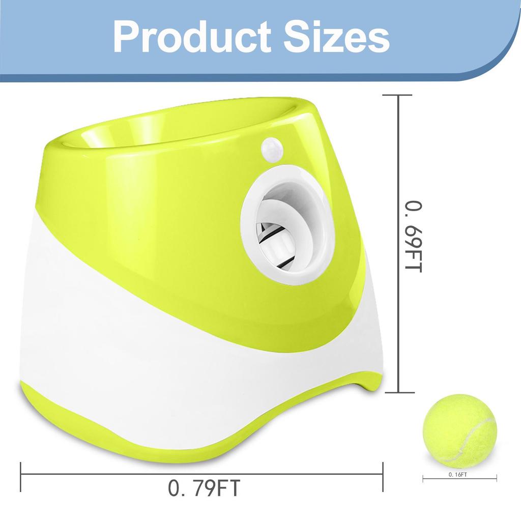 Smart Automatic Dog Ball Launcher - Outdoor Pet Toy Throwing Machine