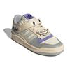 Adidas Originals Forum Low Leather Velcro Durable Lightweight Low-Top Skate Shoes Women Sneakers Light-Gray Purple GW4426