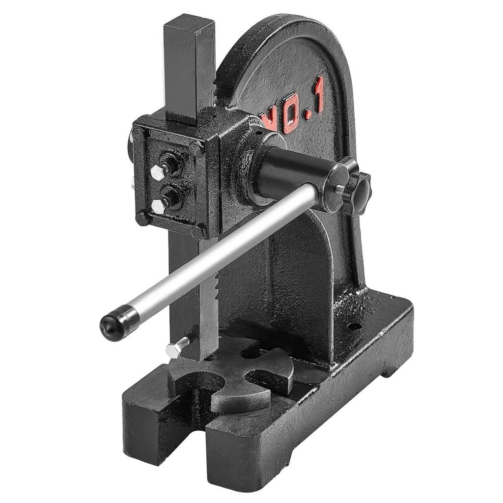 Bohrständerpresse, 1 Tonne Manuelle Bohrständerpresse, 5,9" Maximale Höhe, Gusseisen Robuste Manuelle Tischbohrständerpresse, Präzisions-Handpresse zum Stanzen,