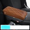 PU Leather Car Armrest Mat Center Console Arm Rest Protection Cushion For MINI Cooper F55 F56 F57 Auto Armrests Storage Box Pad
