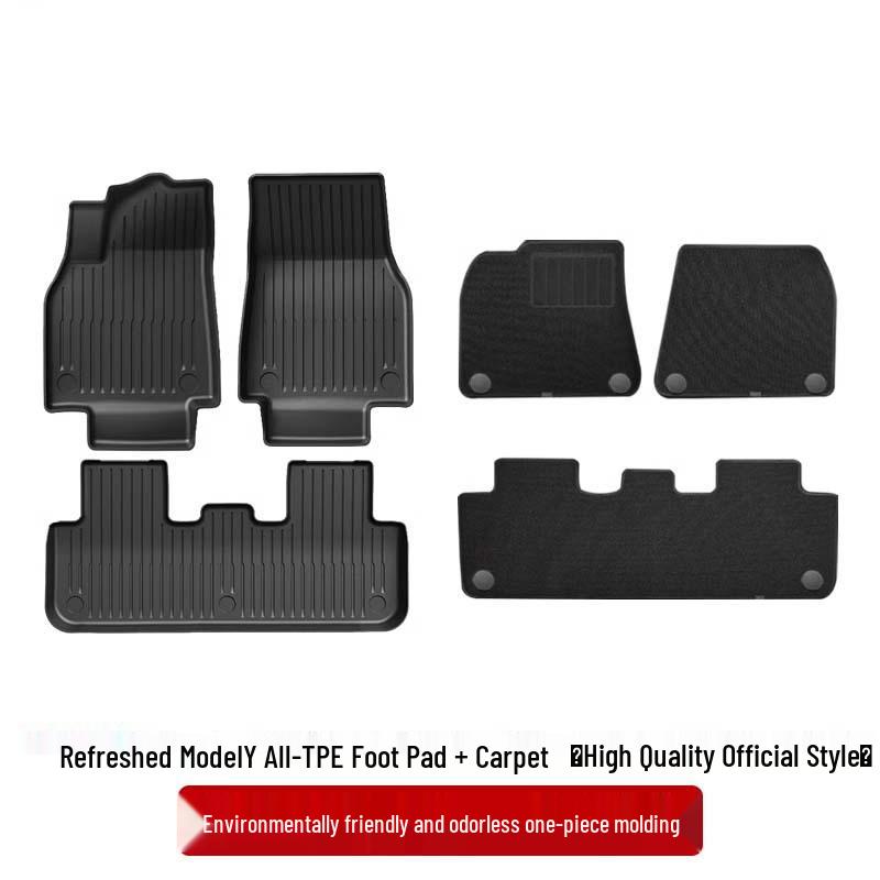 All-Inclusive Floor and Trunk Mats for Tesla Model 3/Y Refresh