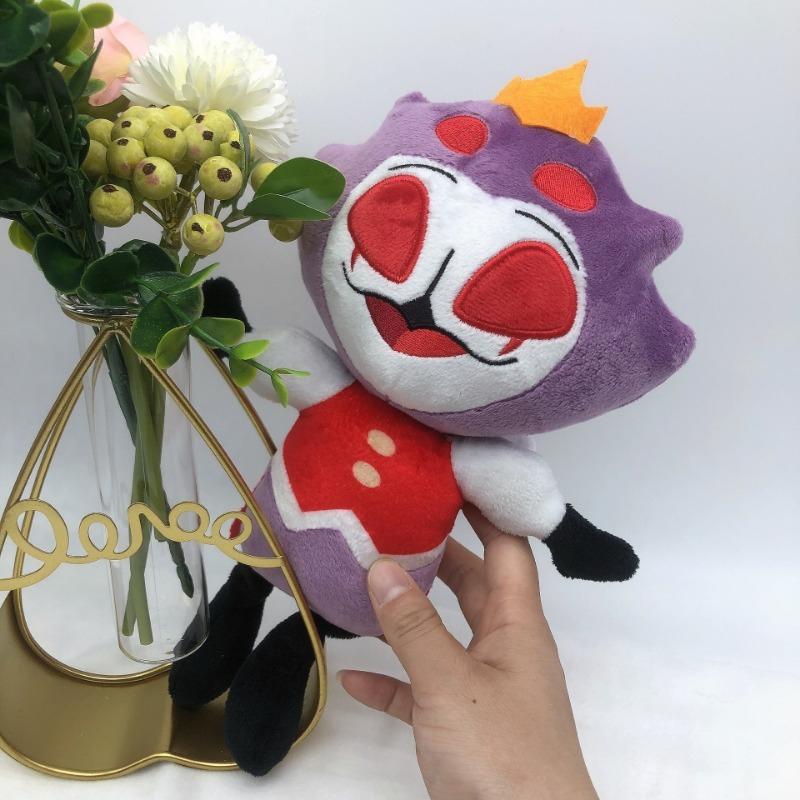 Tegneserie Anime Helluva Boss Ekstremt Ond Sjef Plysjleke Demondukke Sammenlignet med Prins Leeds Anime Perifer Plysjleker