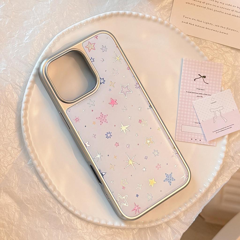 Gilt for Apple 15 Promax Phone Case for IPhone 16 Glue Dopamine Star 17 Electroplating 14 for Huawei