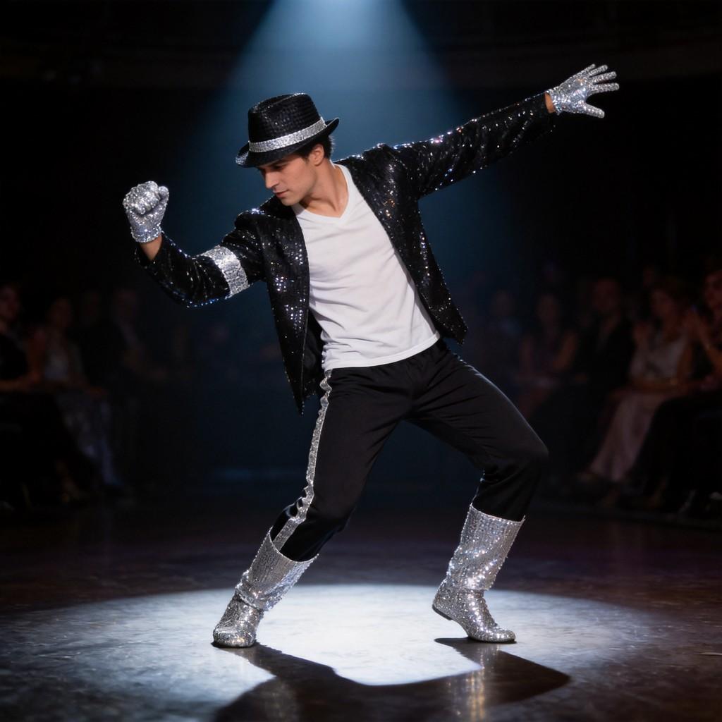 Michael Jackson Performance Costume With Sequined Stage Outfit For Kids And Adults