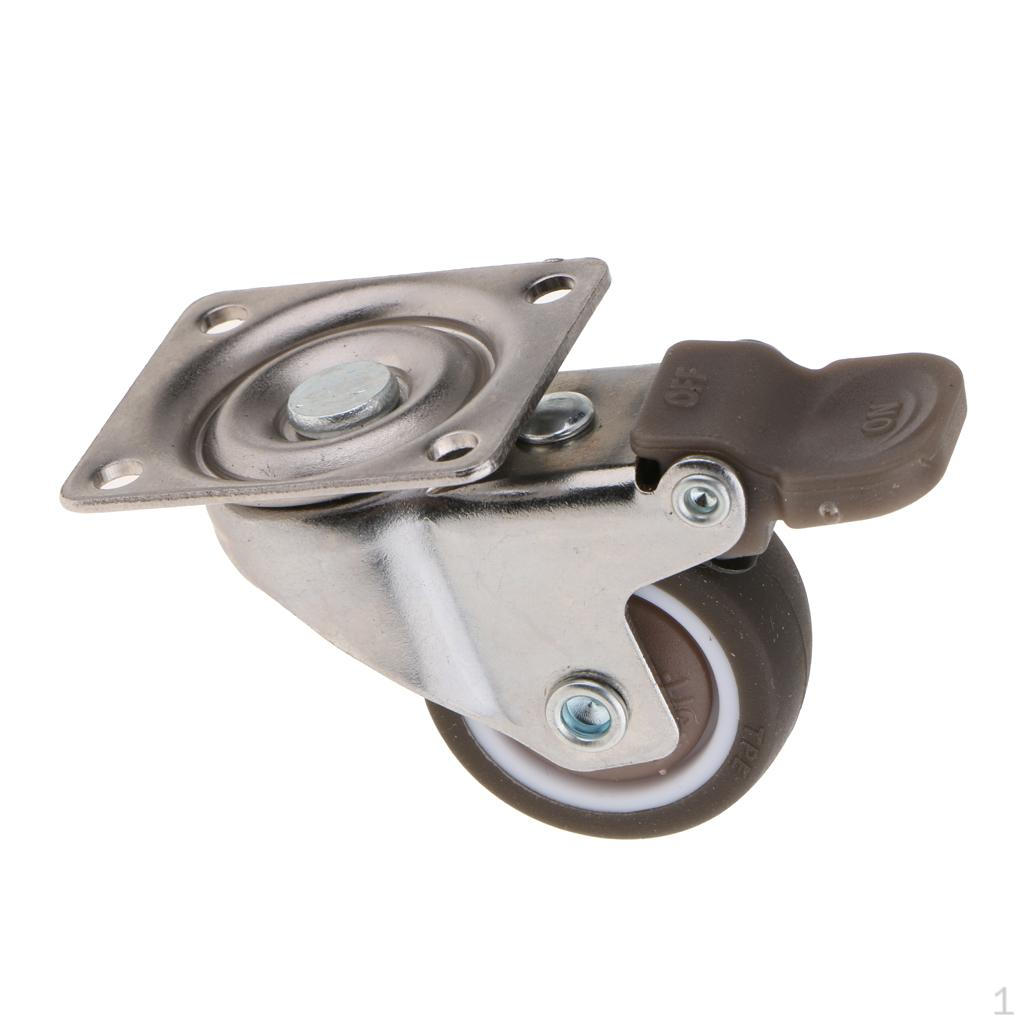 1 Piece 2  transport Castors Swivel Beach Basket 1.25 Inch